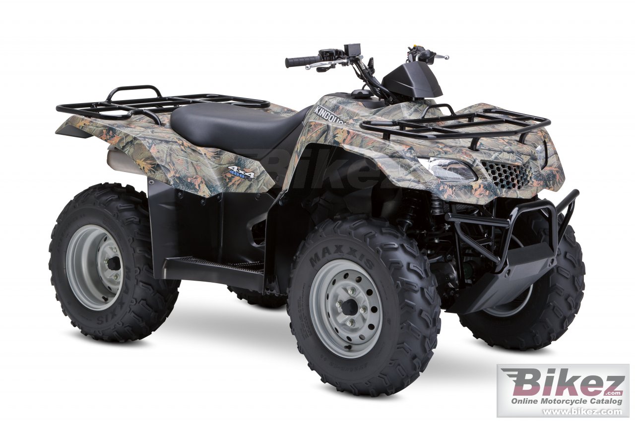 Big Suzuki kingquad 400fs camo picture and wallpaper from Bikez.com